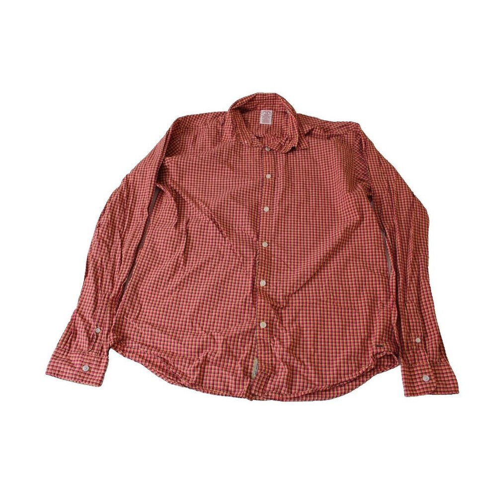 Scotch & Soda Men’s XL‎ Red Plaid Long Sleeve Button-Up Shirt